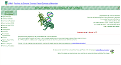 Desktop Screenshot of dcn.exa.unrc.edu.ar