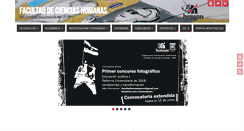 Desktop Screenshot of hum.unrc.edu.ar