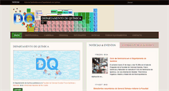 Desktop Screenshot of dq.exa.unrc.edu.ar