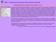 Tablet Screenshot of dbm.exa.unrc.edu.ar